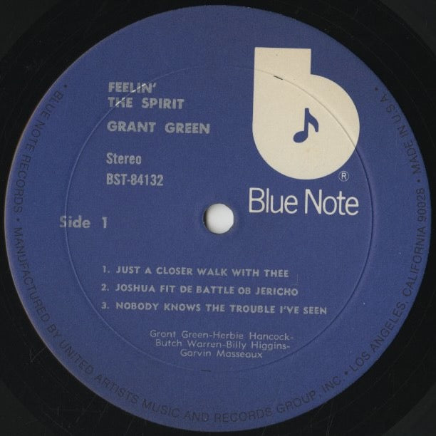 Grant Green / グラント・グリーン / Feelin' The Spirit (BST84132) 1977 US Blue Note