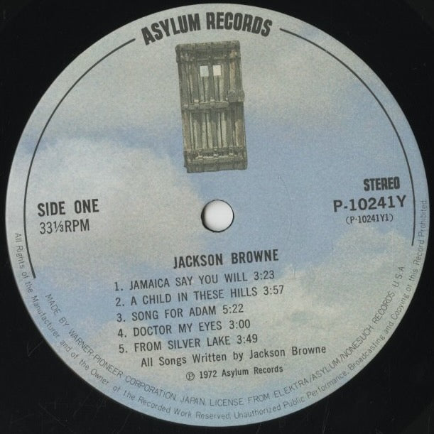 Jackson Browne / ジャクソン・ブラウン / Jackson Browne (1972) (P-10241Y)