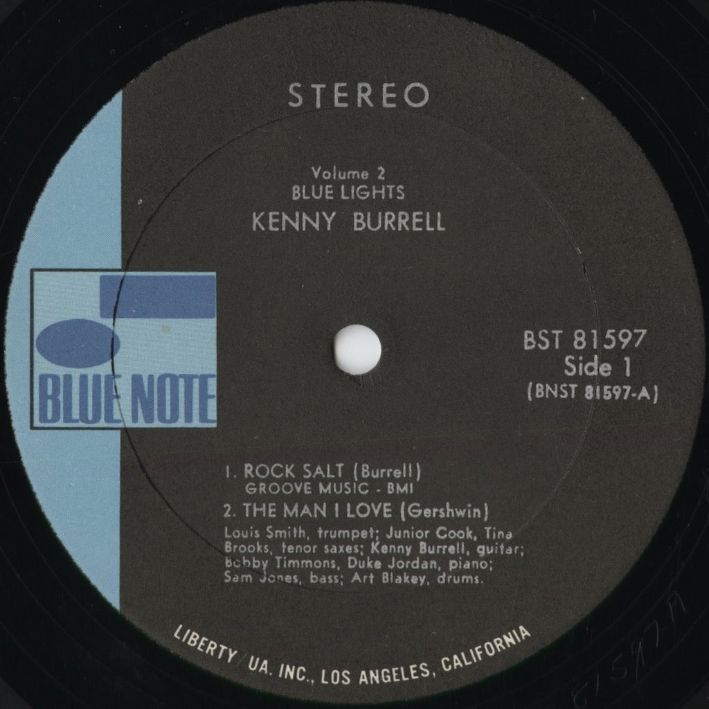 Kenny Burrell - Blue Lights Volume 2 (BST-81597) 1970 US Blue Note|中古LP