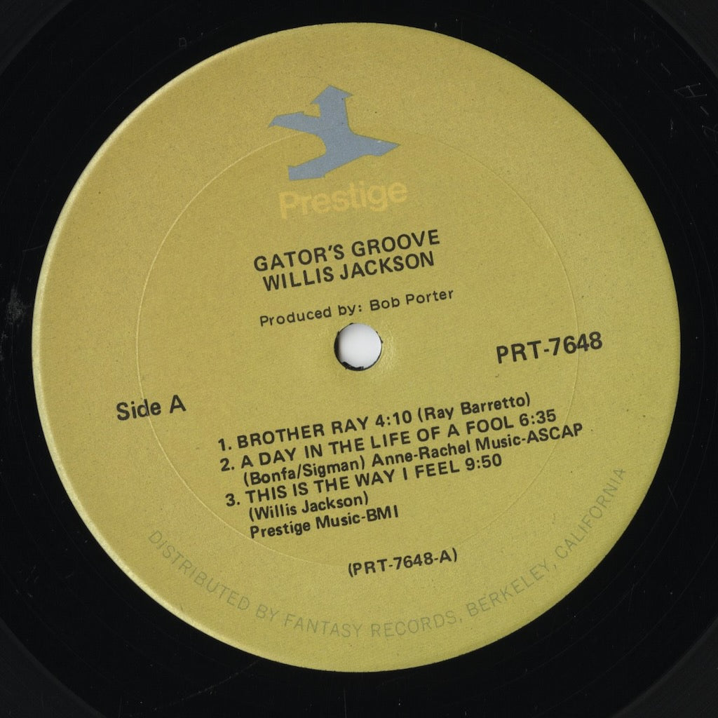 Willis Jackson – Gator's Groove (PRT 7648) LP 1970s US Prestige | 中古LP