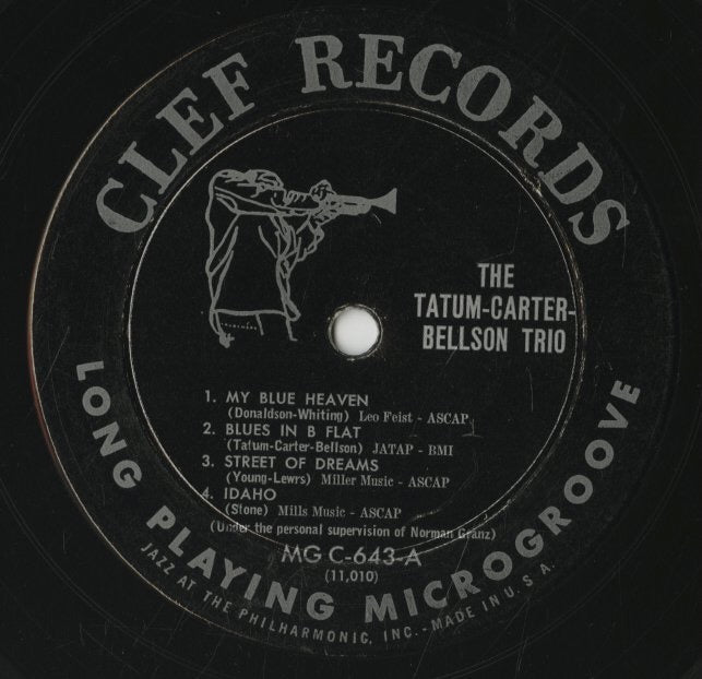 Art Tatum - Benny Carter - Louis Bellson / The Tatum-Carter-Bellson Trio (MG C-643)