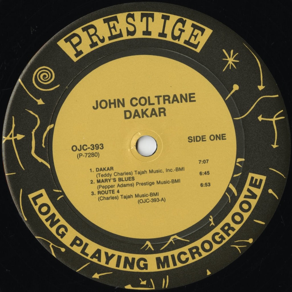John Coltrane - Dakar (OJC-393) LP 1990 US Prestige|中古LP
