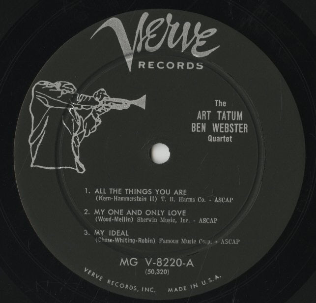Ben Webster / ベン・ウェブスター / The Art Tatum・Ben Webster Quartet (MGV-8220)