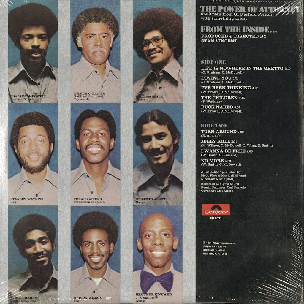 Power of Attorney - From The Inside (PD6031) 1974 US Polydor|中古LP 未開封シールド