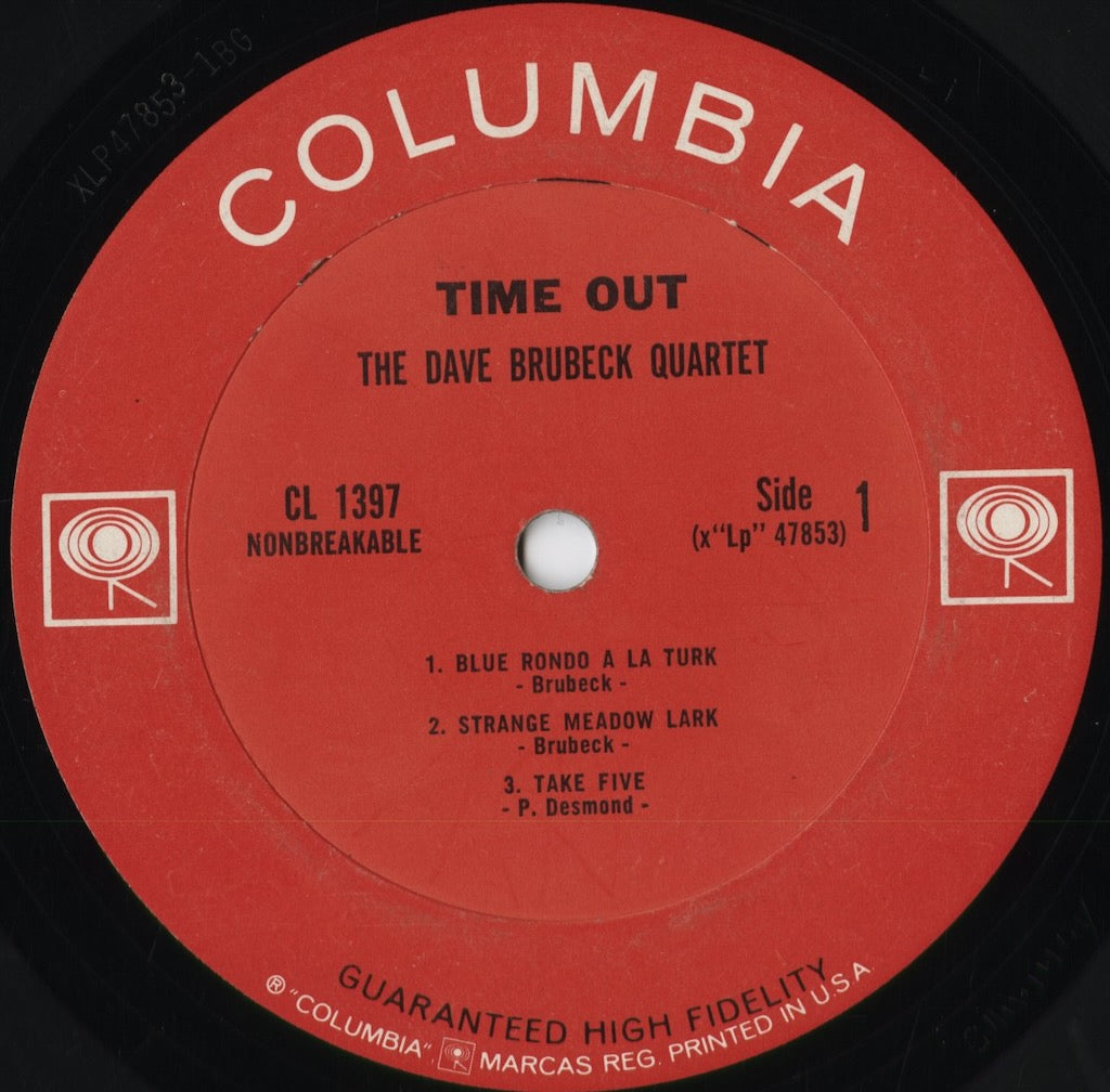 Dave Brubeck - Time Out (CL 1397) 1962 US Columbia|中古LP