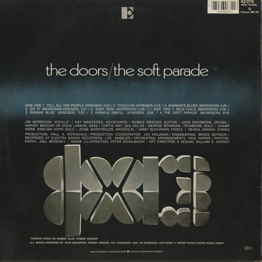 The Doors - The Soft Parade (K 42 079) 1991 GER Elektra|中古LP
