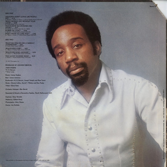 Jerry Butler - Power Of Love (SRM-1-689) 1973 US Mercury|中古LP