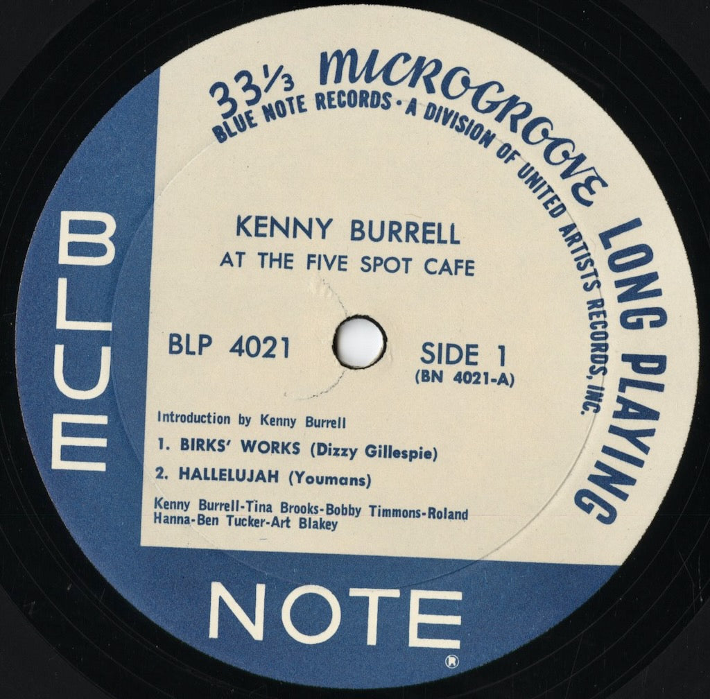 Kenny Burrell - On View At The Five Spot Cafe (BLP 4021) 1972 US Blue Note|中古LP