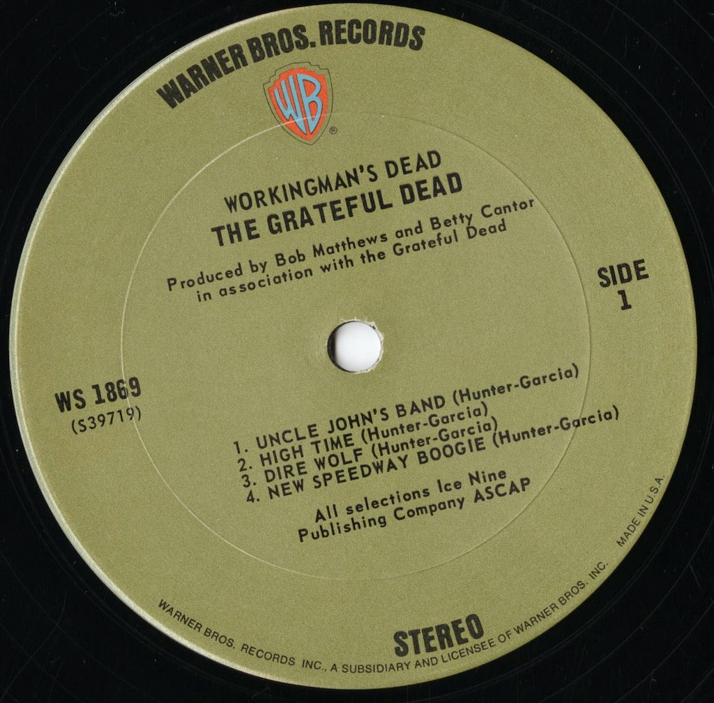 Grateful Dead / グレイトフル・デッド / Workingman's Dead (WS 1869)