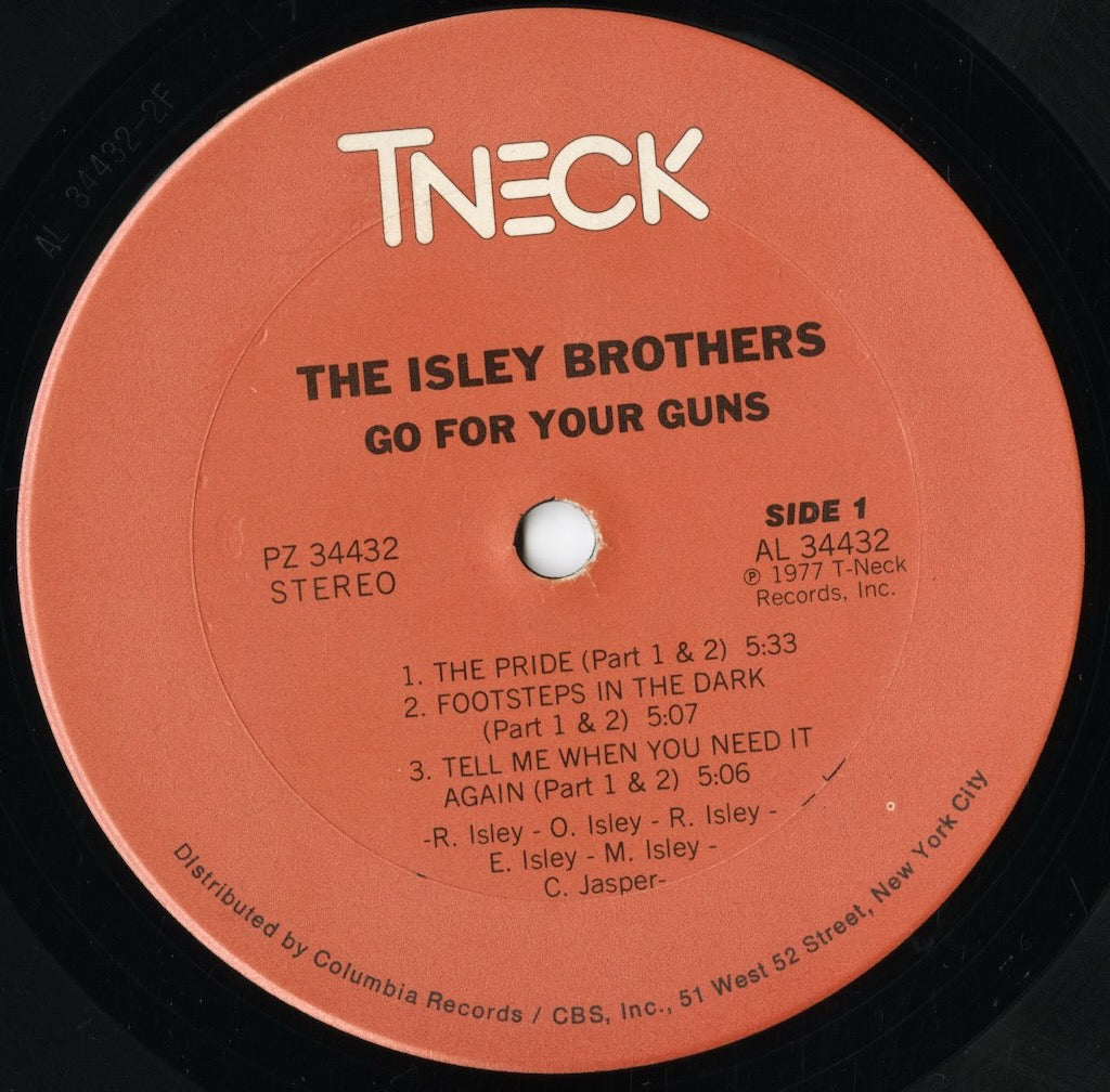 The Isley Brothers - Go For Your Guns (PZ 34432) LP 1977 US T-Neck|中古LP