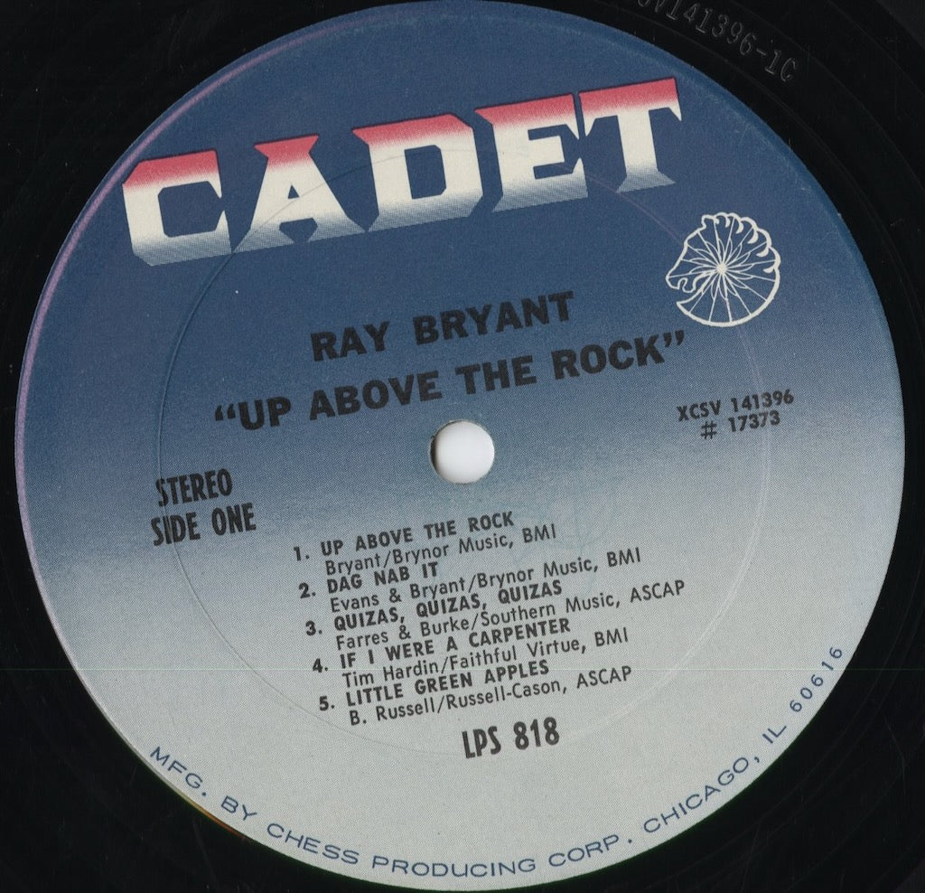 Ray Bryant - Up Above The Rock (LPS-818) 1968 US Cadet|中古LP