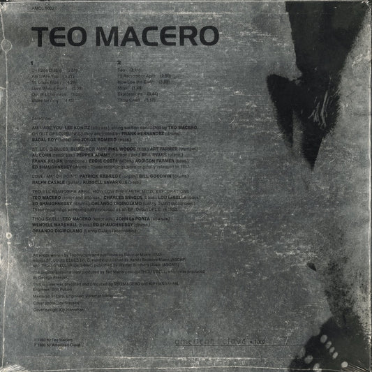 Teo Macero - Teo (AMCL 1002) 1980 US American Clave|中古LP