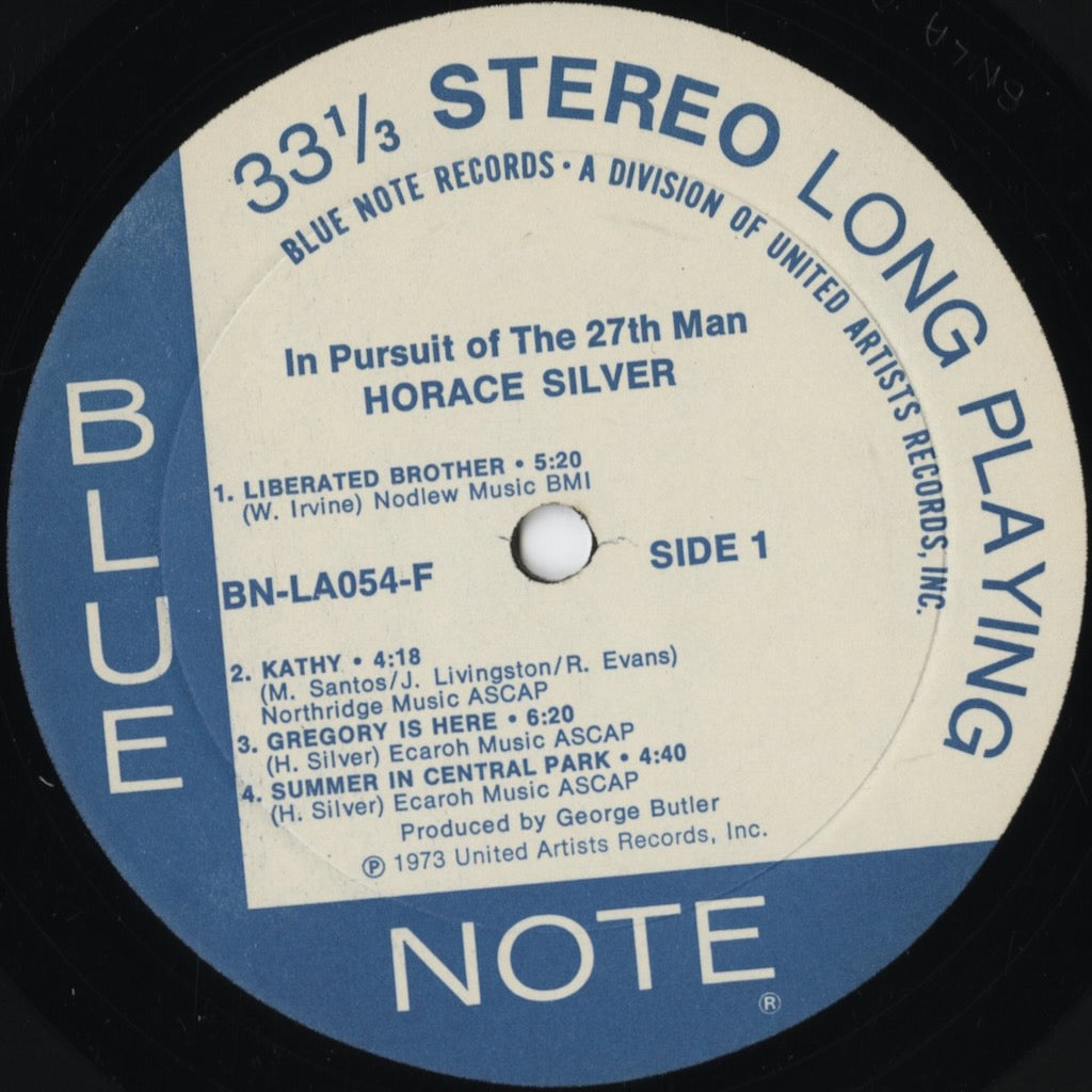 Horace Silver / ホレス・シルヴァー / In Pursuit Of The 27th Man (BN-LA054-F)
