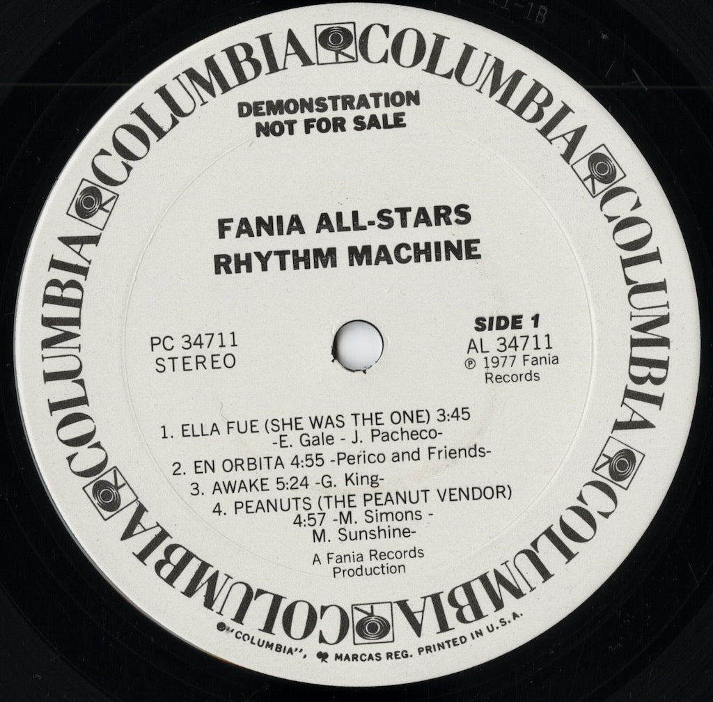 Fania All Stars - Rhythm Machine (PC 34711) LP 1977 US Columbia|中古LP