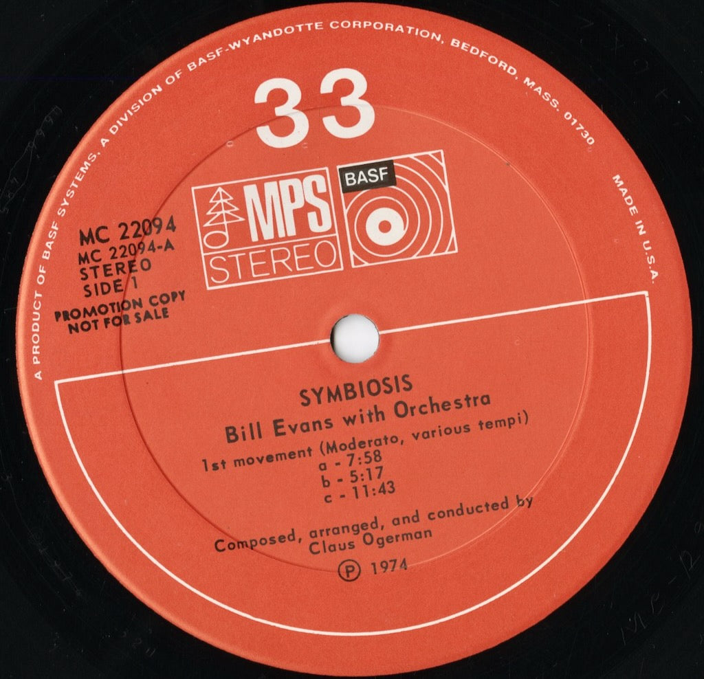Bill Evans - Symbiosis (MC 22094) LP 1974 US MPS|中古LP
