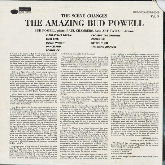 Bud Powell - The Scene Changes, Vol. 5 (BST 84009) 1975 US Blue Note|中古LP
