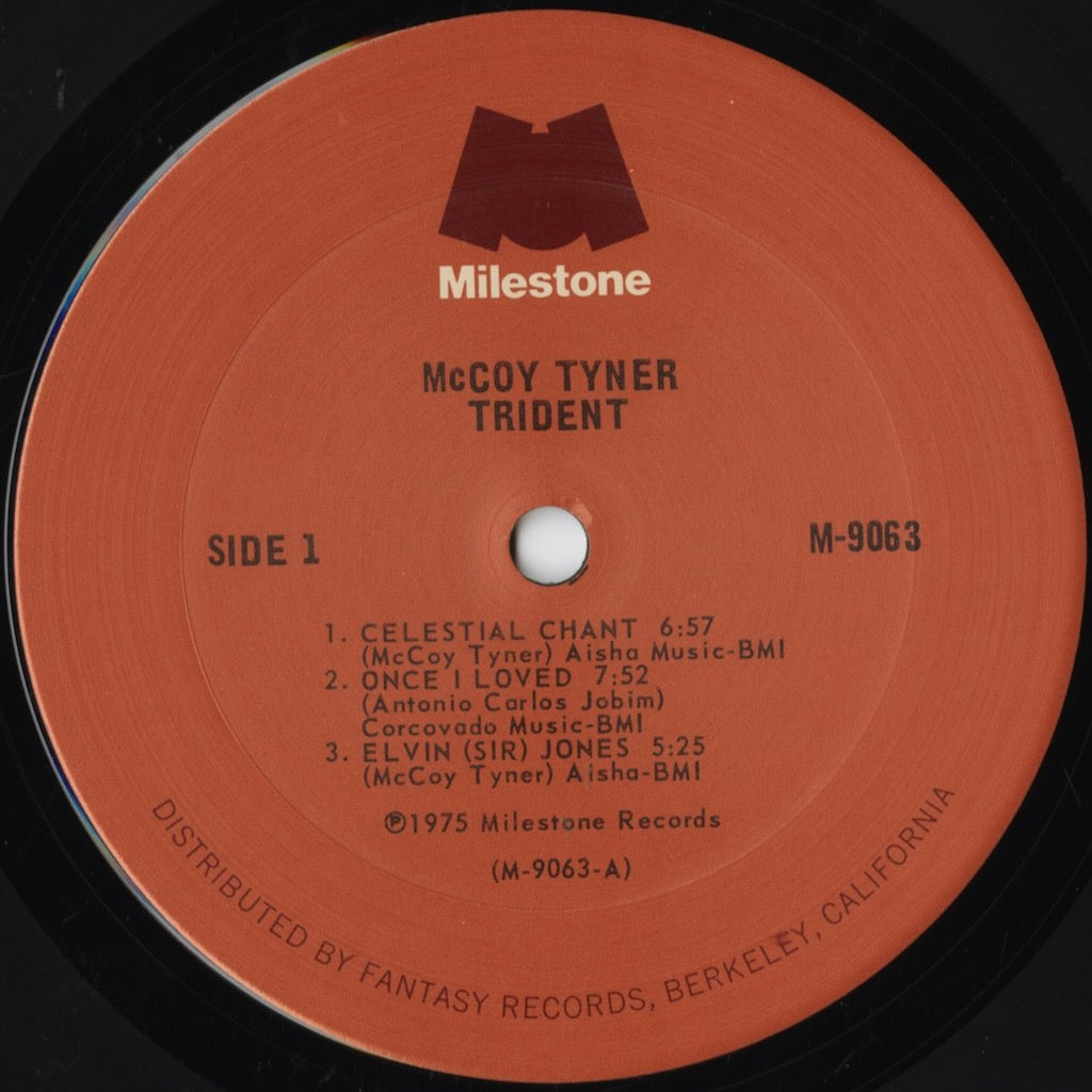 McCoy Tyner – Trident (M-9063) LP 1975 US Milestone|中古LP