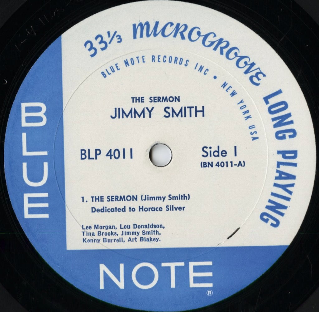 Jimmy Smith - The Sermon! (BLP 4011) 1962 US Blue Note|中古LP
