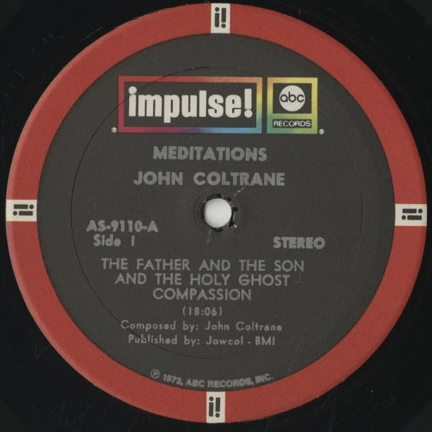 John Coltrane / ジョン・コルトレーン / Meditations (AS-9110)
