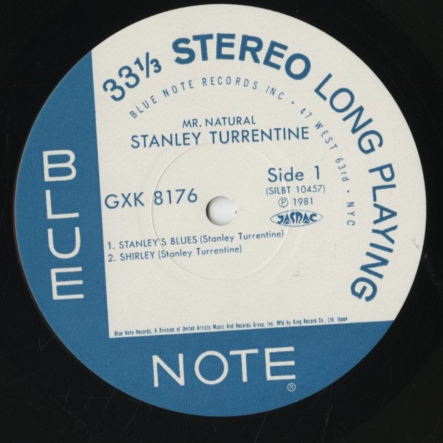 Stanley Turrentine / スタンリー・タレンタイン / Mr. Natural (GXK 8176)
