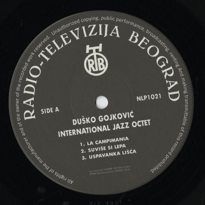 Dusko Goykovich, Kenny Clarke - Internacionalni Jazz Oktet Duška Gojkovića Sa Keni Klarkom -10 (NLP1021) 2000 JPN Norma|中古 10inch