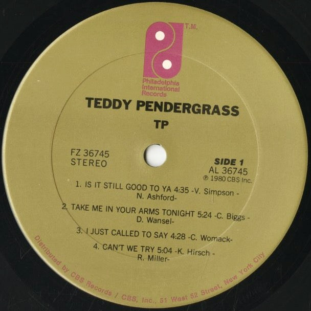 Teddy Pendergrass / テディ・ペンダグラス / TP (FZ 36745)