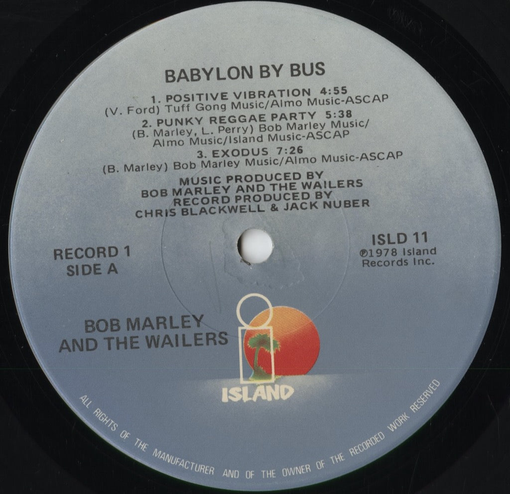 Bob Marley & The Wailers - Babylon By Bus (ISLD 11) 1978 US Island|中古2LP