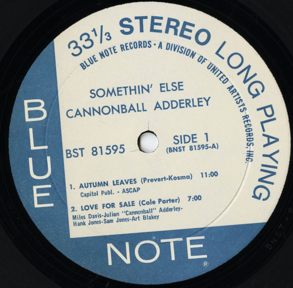 Cannonball Adderley / キャノンボール・アダレイ / Somethin' Else (BST-81595)
