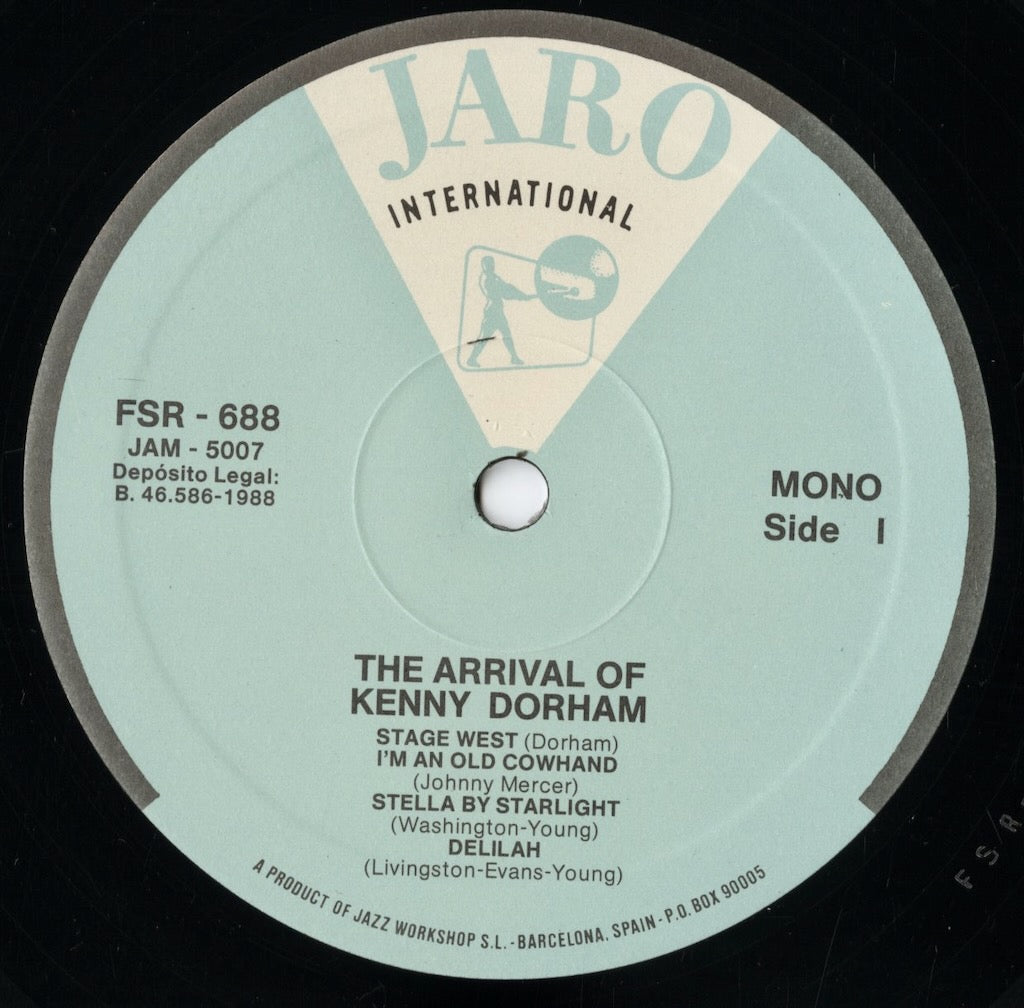 Kenny Dorham - The Arrival Of Kenny Dorham (FSR-688) 1988 SPA Jaro - FRESH SOUNDS|中古LP