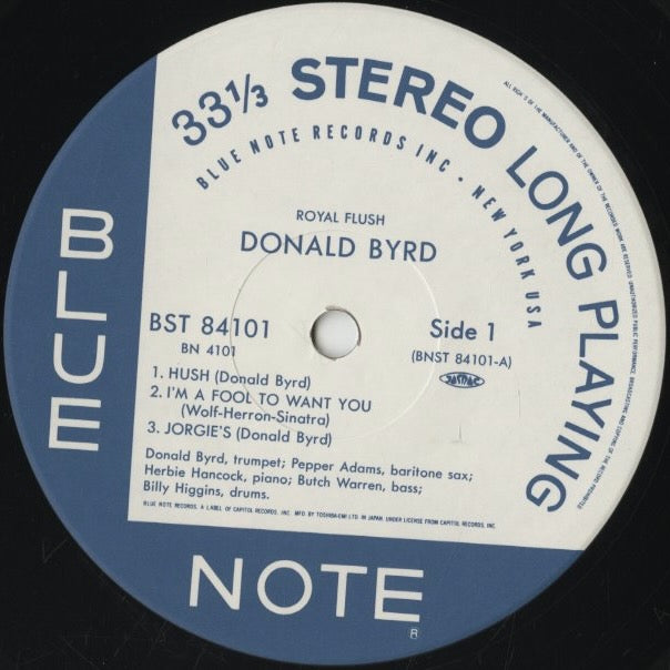 Donald Byrd / ドナルド・バード / Royal Flush (BN 4101)