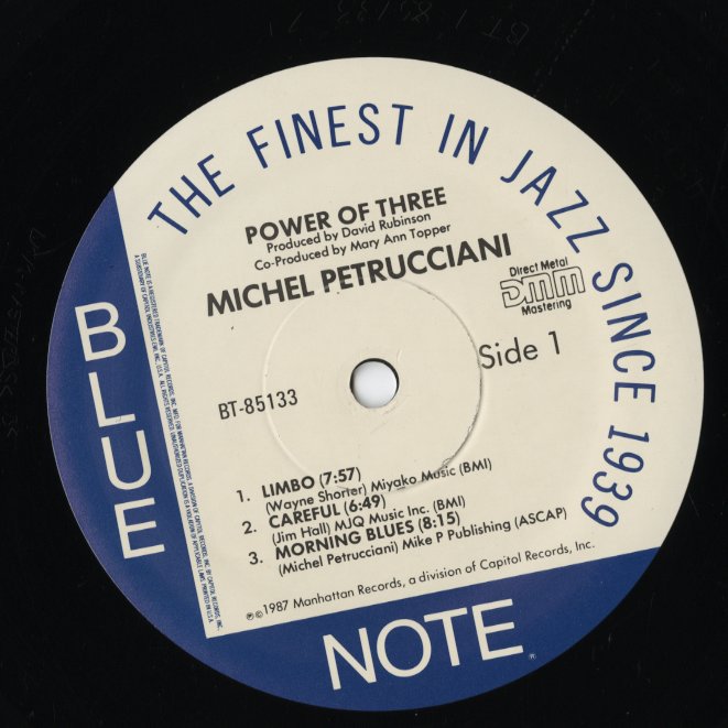 Michel Petrucciani / ミシェル・ペトルチアーニ / Power Of Three (BT 85133)