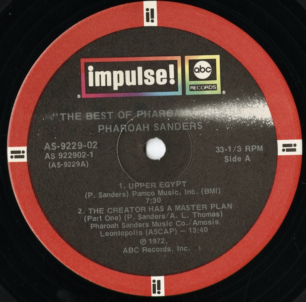 Pharoah Sanders - The Best Of Pharoah Sanders (AS-9229-02) 1972 US Impulse|中古LP