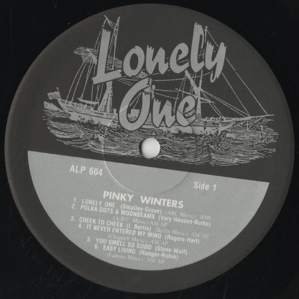 Pinky Winters - Lonely One (ALP 604) LP 2012 JPN M&M Enterprise|中古LP