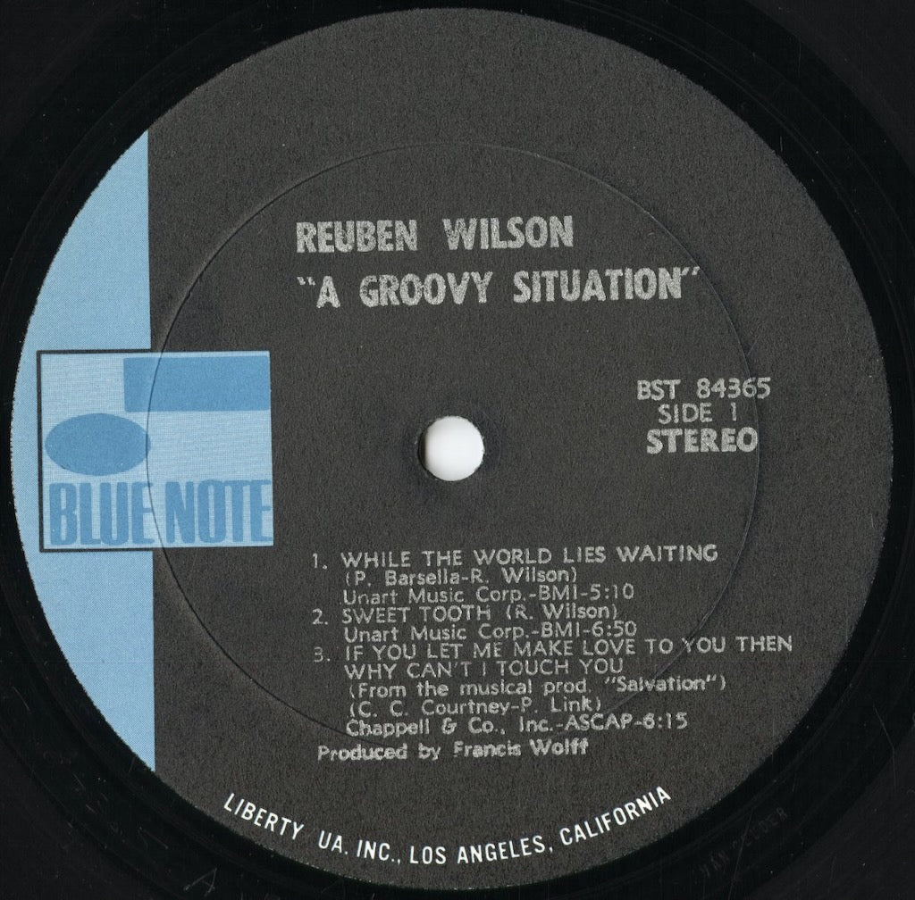 Reuben Wilson - A Groovy Situation (BST 84365) 1971 US Blue Note|中古LP