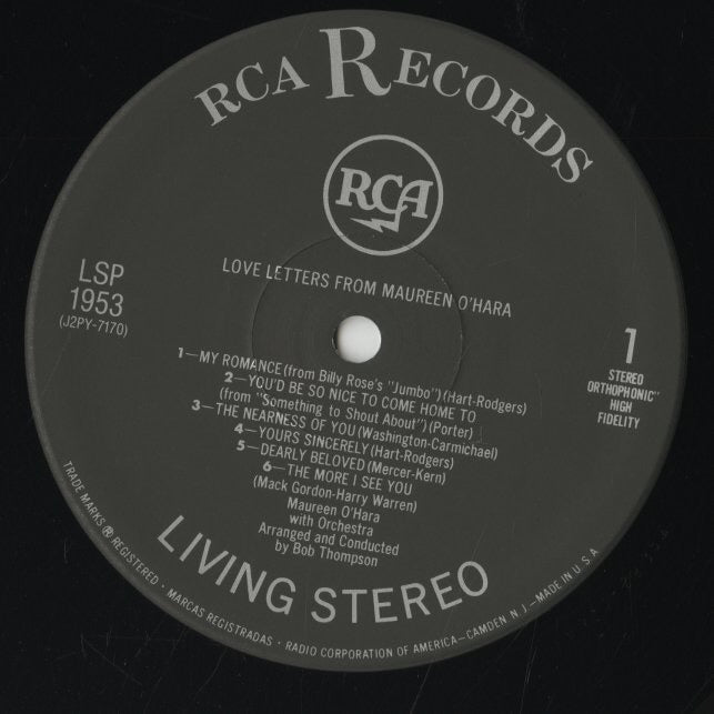 Maureen O'Hara / モーリン・オハラ / Love Letters (BVJJ-2835)