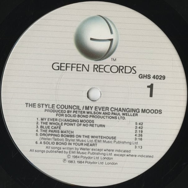 The Style Council / スタイル・カウンシル / My Ever Changing Moods (GHS4029)
