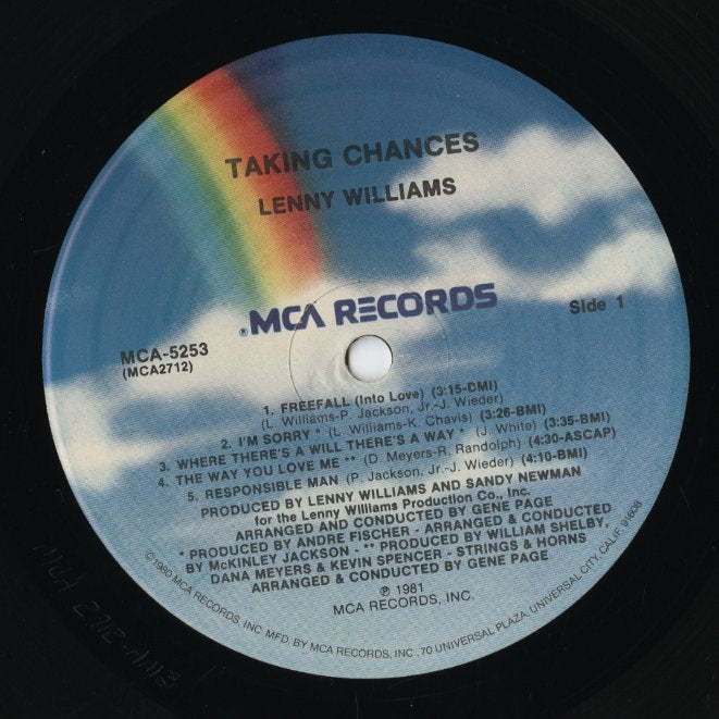 Lenny Williams / レニー・ウィリアムス / Taking Chances (MCA-5253)
