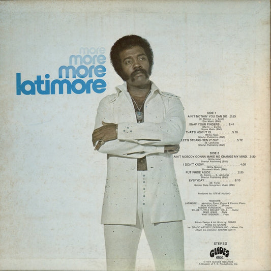 Latimore - More, More, More Latimore (ST-6503) 1974 US Glades|中古LP