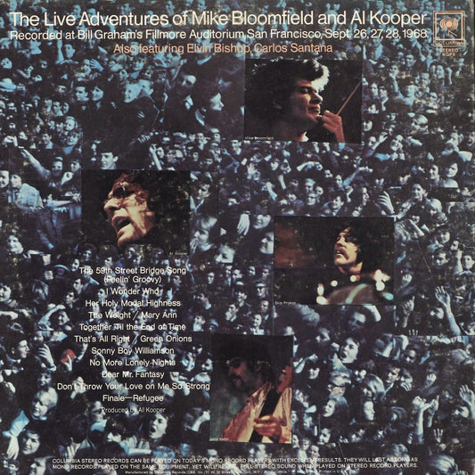 Mike Bloomfield And Al Kooper - The Live Adventures Of Mike Bloomfield And Al Kooper (CS 9765) 1969 US Columbia|中古LP