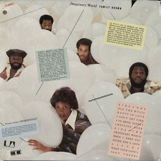 Family Brown - Imaginary World (UA-LA828-G) 1978 US United Artists|中古LP 未開封シールド
