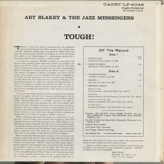Art Blakey - Tough! (LPS-4049) LP 1966 US Cadet|中古LP