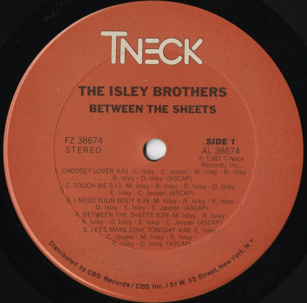 The Isley Brothers - Between The Sheets (FZ 38674) 1983 US T-Neck|中古LP