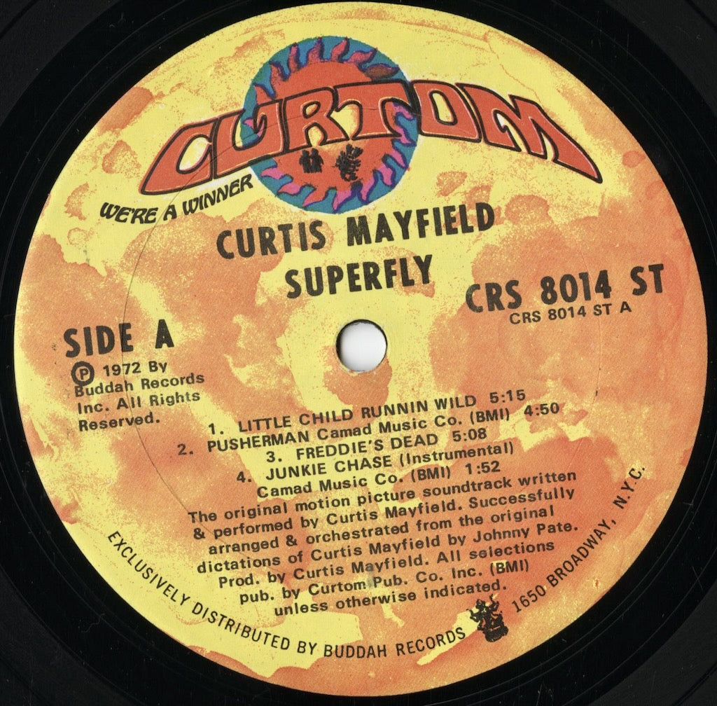 Curtis Mayfield – Superfly (CRS-8014-ST) LP 1972 US Curtom | 中古LP