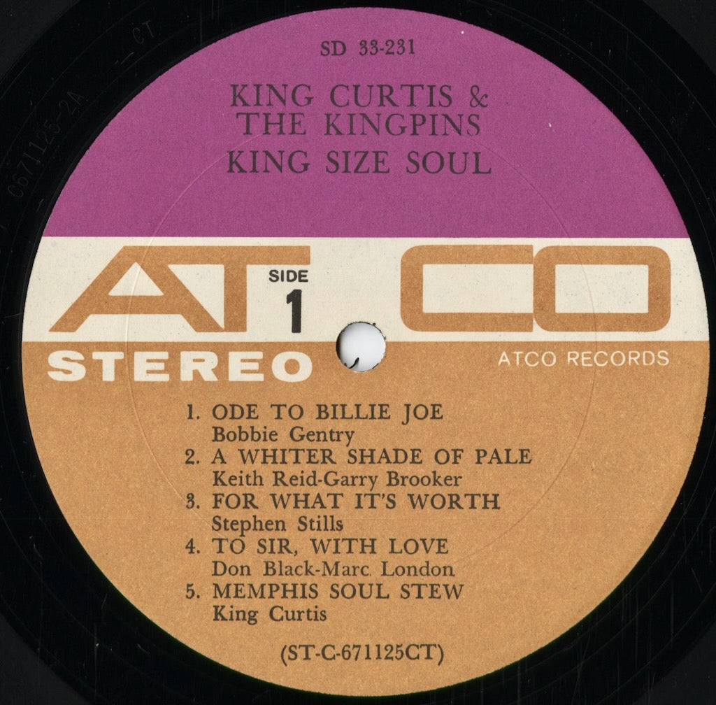 King Curtis - King Size Soul (SD 33-231) 1967 US Atco|中古LP