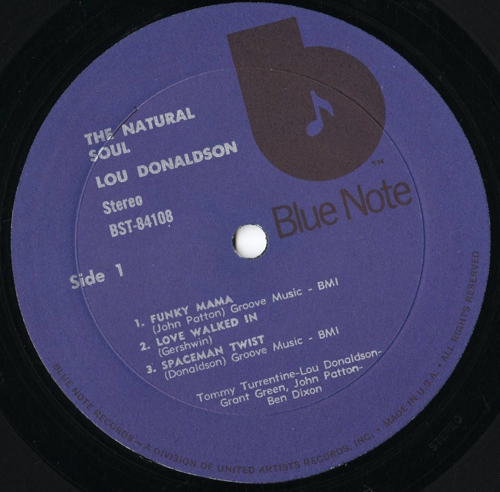 Lou Donaldson - The Natural Soul (BST 84108)|中古LP