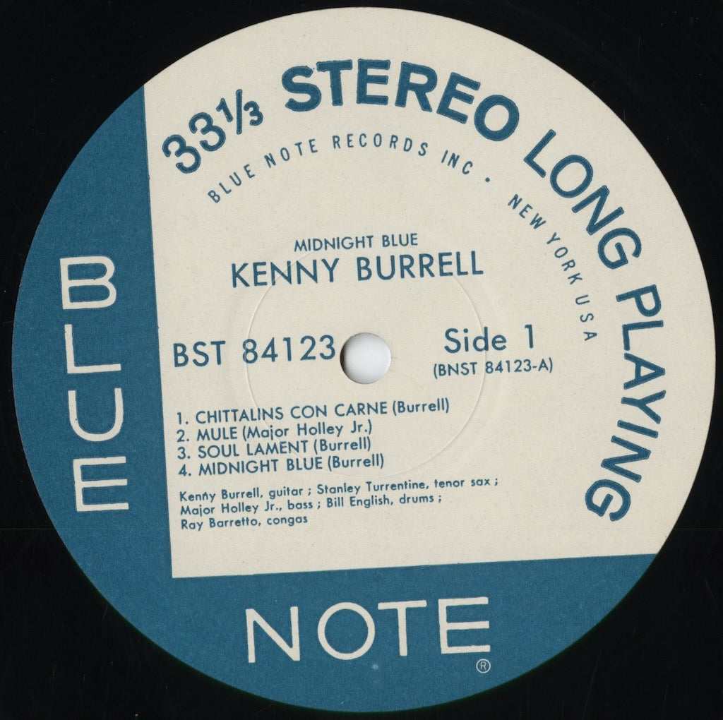 Kenny Burrell - Midnight Blue (BST 84123) 1983 JPN Blue Note|中古LP