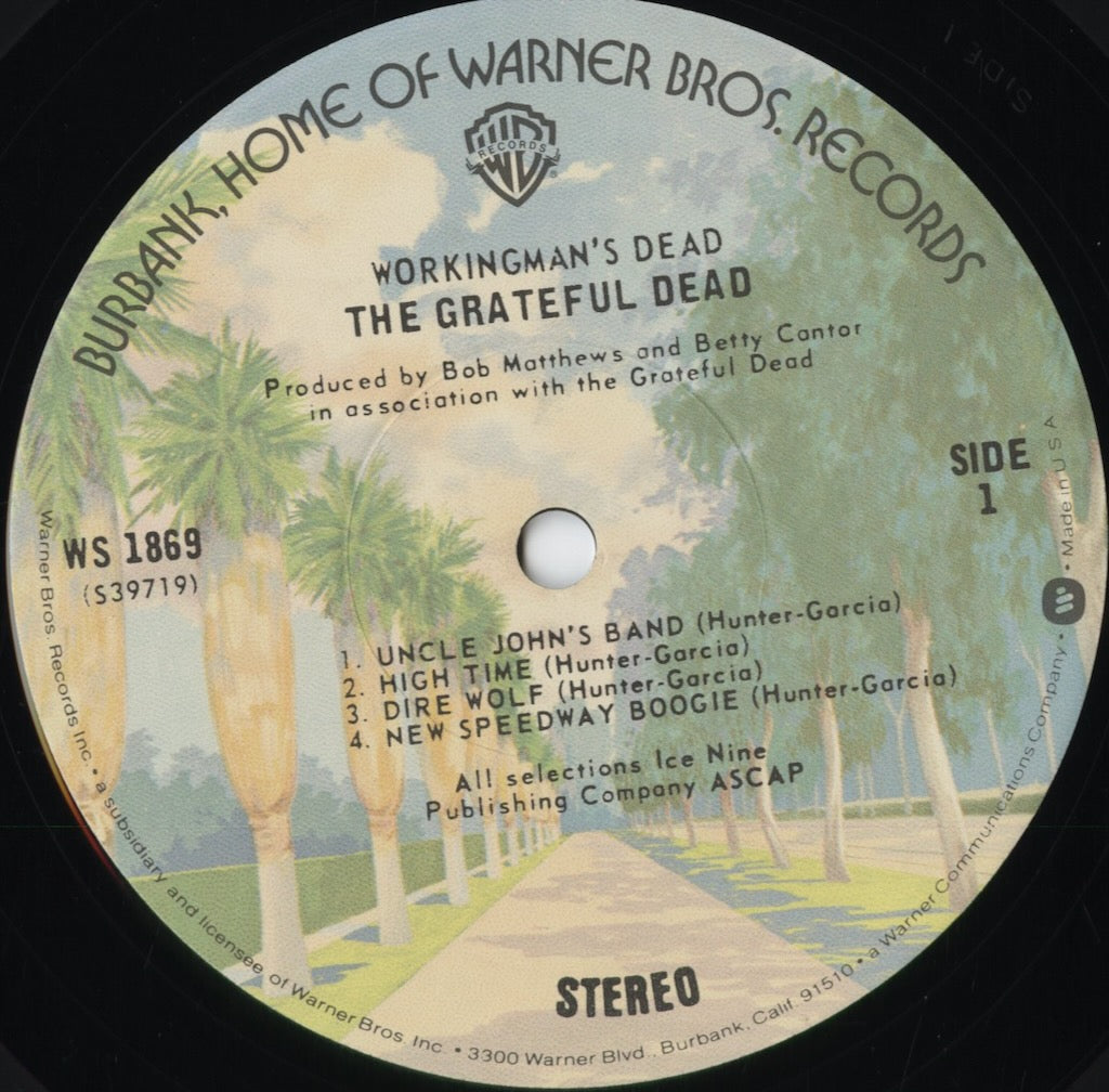 Grateful Dead - Workingman's Dead (WS 1869) 1975 US Warner|中古LP