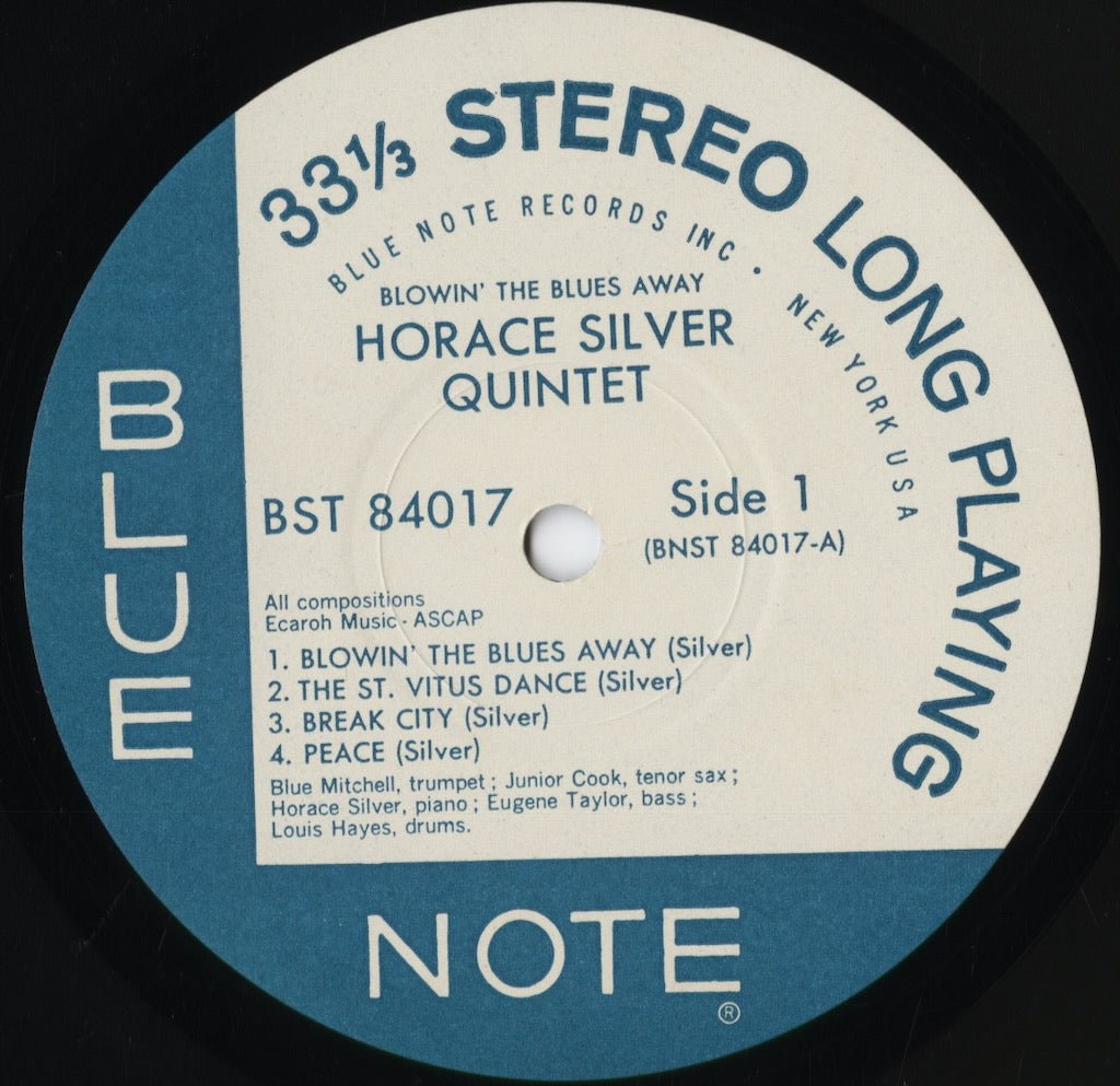 Horace Silver - Blowin' The Blues Away (BST-84017) 1983 JPN Blue Note|中古LP