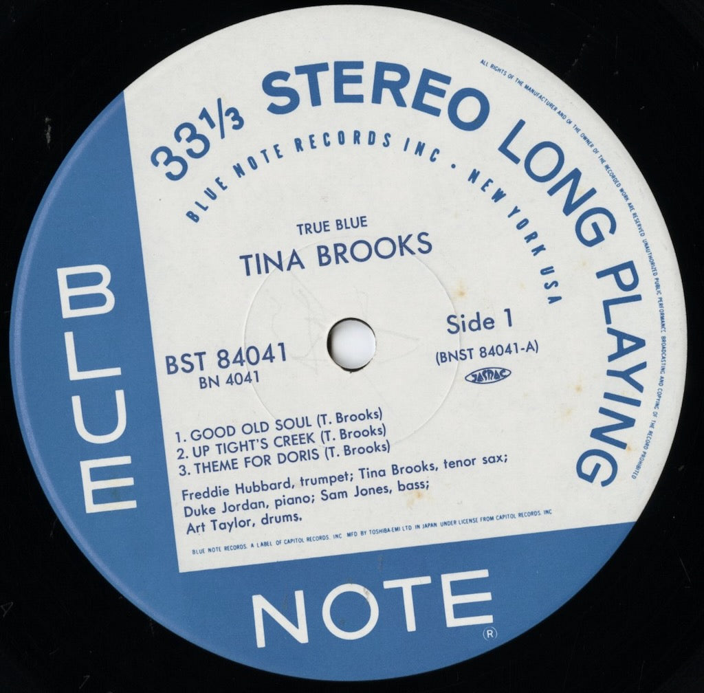 Tina Brooks / ティナ・ブルックス / True Blue (BN 4041)