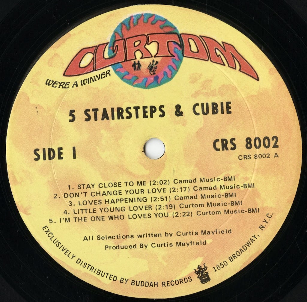 5 Stairsteps & Cubie - Love's Happening (CRS 8002) LP 1969 US Curtom|中古LP